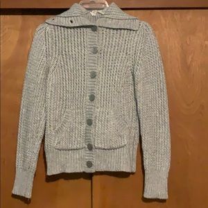 Button up knit sweater